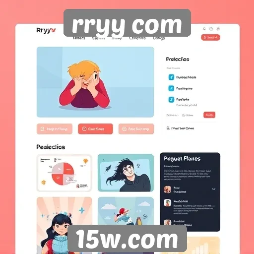 Análise da interface do usuário do site rryy com